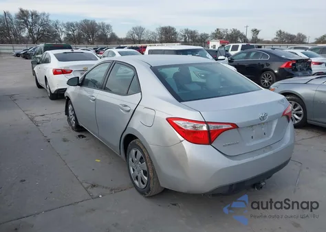 2016 Toyota Corolla Le z USA, uszkodzony, nr VIN 2T1BURHE7GC680464